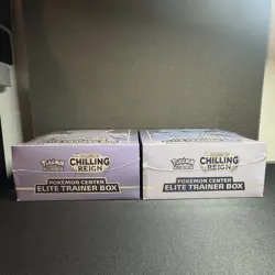 Pokemon Center Exclusive Chilling Reign : Elite Trainer Box ETB Set of 2 SEALED - Image 4