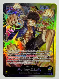 Monkey.D.Luffy (003) ST13-003 Ultra Deck: The Three Brothers Foil - Image 1