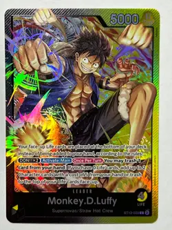Monkey.D.Luffy (003) ST13-003 Ultra Deck: The Three Brothers Foil - Image 1