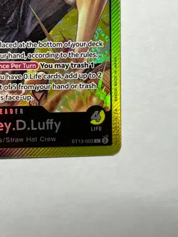 Monkey.D.Luffy (003) ST13-003 Ultra Deck: The Three Brothers Foil - Image 5