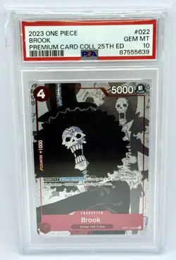 Brook #022 PSA 10 - 2023 One Piece Premium Bandai Premium 25th Edition - English - Image 1