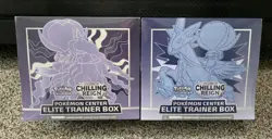 Pokemon Center Exclusive Chilling Reign : Elite Trainer Box ETB Set of 2 SEALED - Image 1