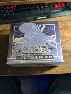 Pokemon Center Exclusive Chilling Reign Shadow Rider Error ETB Elite Trainer Box - Image 1