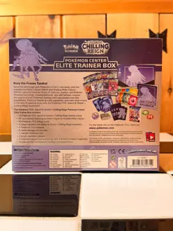 Pokemon Center TCG Exclusive Chilling Reign ETB Elite Trainer Box New Sealed - Image 2