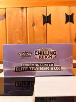 Pokemon Center TCG Exclusive Chilling Reign ETB Elite Trainer Box New Sealed - Image 4