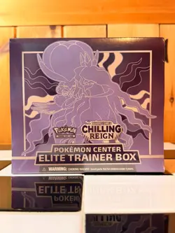 Pokemon Center TCG Exclusive Chilling Reign ETB Elite Trainer Box New Sealed - Image 5