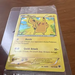 Pokemon Card - Pikachu XY 42/146 - Holo - Movie Promo - Factory Sealed - Image 4
