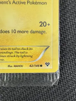 Pokemon Pikachu XY Card 42/146 Holo Movie Promo, Factory Sealed - Image 3