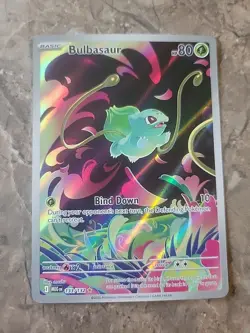 Bulbasaur 133/132 Illustration Rare IR Holo Pokemon TCG Mega Evolution NM/M - Image 1