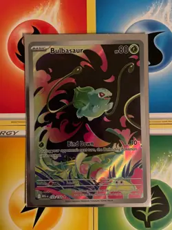 Bulbasaur 133/132 Illustration Rare IR Holo Pokemon TCG Mega Evolution NM/M - Image 1