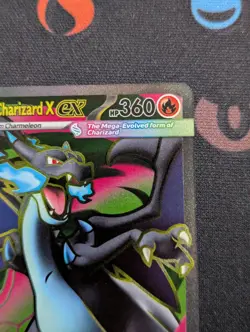 Mega Charizard X ex 109/094 Me02: Phantasmal Flames Pokemon TCG UR Holo NM 🔥🔥2 - Image 4