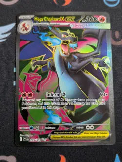 Mega Charizard X ex 109/094 Me02: Phantasmal Flames Pokemon TCG UR Holo NM 🔥🔥 - Image 1