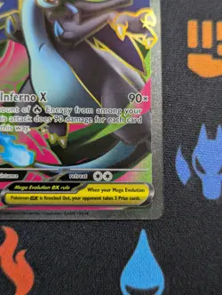 Mega Charizard X ex 109/094 Me02: Phantasmal Flames Pokemon TCG UR Holo NM 🔥🔥 - Image 5