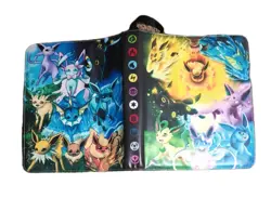 Pokemon Eevee Eeveelutions Card Binder TCG 9 Pockets 50 Sleeves Holds 900 cards - Image 1