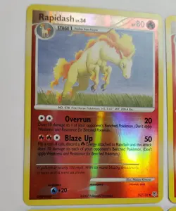 Rapidash 59/130 Blaziken 1/106 Slugma 83/106 Castform Lot Of 4 Holo Pokemon Card - Image 2
