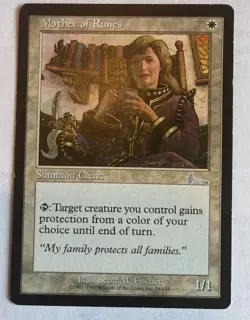 Magic: The Gathering Mother of Runes Urza's Legacy Regular Card LP WOTC Vintage - Image 1