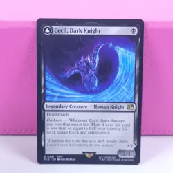 MTG Cecil Dark Knight Regular Non-Foil Rare Magic Card Final Fantasy 91 - Image 1