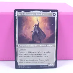 MTG Cecil Dark Knight Regular Non-Foil Rare Magic Card Final Fantasy 91 - Image 2