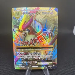 Pokemon TCG Mega-Pidgeot-EX Evolutions Holo Full Art Ultra Rare Card 105/108 - Image 1