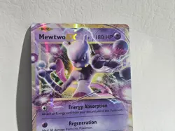 Pokemon Mewtwo EX TCG Holo Ultra Rare Card Evolutions 52/108 NM Condition - Image 3