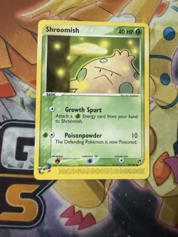 Shroomish 78/100 Non Holo EX Sandstorm Pokemon Card Vintage 2003 NM - Image 1