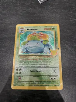 Venusaur Celebrations 15/102 Rare Holo Pokemon Card TCG 25th Anniversary NM/M - Image 1