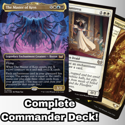 MTG Commander EDH Deck The Master of Keys 100 Magic Cards Custom Deck Duskmourn - Image 1