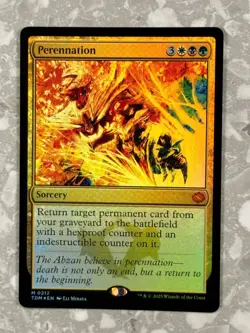 Perennation FOIL 212 MTG Tarkir TDM NM X1 - Image 1