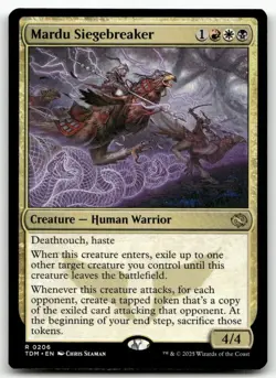 X4 Mardu Siegebreaker #206 MTG Tarkir TDM NM X4 - Image 1
