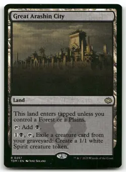 X4 Great Arashin City #257 MTG Tarkir TDM NM X4 - Image 1