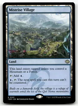 Mistrise Village #261 MTG Tarkir TDM NM X1 - Image 1