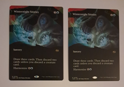 2x Winternight Stories Borderless MTG Tarkir Dragonstorm Magic the Gathering - Image 1