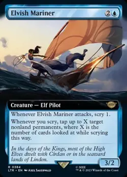 Elvish Mariner (Extended Art) [The Lord of the Rings: Tales of Middle-Earth] Ne - Image 1