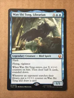 Wizards of the Coast MTG Wan Shi Tong Librarian Legendary #0078 Mythic - Image 1