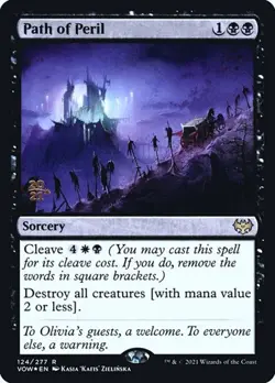 Path of Peril - Foil Prerelease Promo VOW NM MTG - Image 1