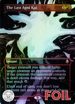 MTG The Last Agni Kai (Borderless) (314) | NM Foil | Avatar {TLA} - Image 1