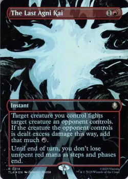 MTG The Last Agni Kai (Borderless) (314) | NM Foil | Avatar {TLA} - Image 2