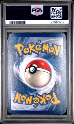 1999 POKEMON FOSSIL 1ST ED #7 HITMONLEE-HOLO PSA 8 - Image 2
