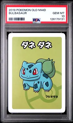 2019 POKEMON OLD MAID BULBASAUR PSA 10 - Image 1