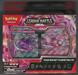 POKEMON TEAM ROCKET'S MEWTWO EX LEAGUE BATTLE DECK - Image 1