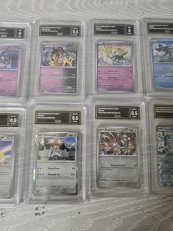 Lot Of 10 GMA Graded Pokemon Cards Scarlet & Violet Ogerpon EX Registeel - Image 3