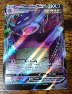 Slowking VMAX 100/198 Misalignment Error Miscut Misprint Pokemon Card NM % - Image 2