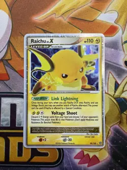 Raichu LV.X Ultra Rare Stormfront 99/100 LP Pokemon TCG LP - Image 3