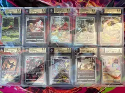 Pokemon 10x Graded Lot Beckett Chr Ar Gem Mint Mint Lot#20 - Image 1
