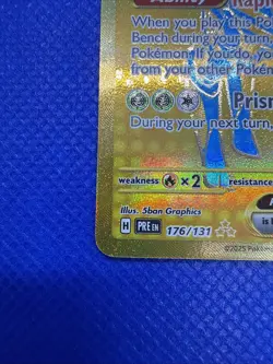 Pokemon Iron Leaves ex 176/131 Prismatic Evolutions Holo - Image 5