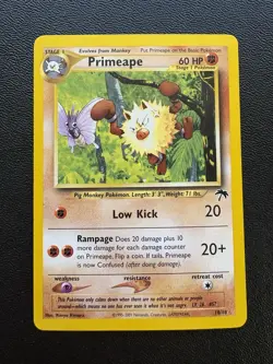 Pokemon TCG Primeape 18/18 Southern Islands Regular LP - Image 1