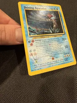 Shining Gyarados 65/64 Neo Revelation Holo Pokemon Damaged See Pics - Image 3