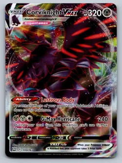 Pokemon Corviknight VMAX Ultra Rare SWSH05: Battle Styles 110/163 NM - Image 1