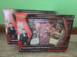 Pokemon Team Rocket's Mewtwo EX Box Sealed, 3 Promo, Oversize, 4 Boosters, Stic. - Image 1