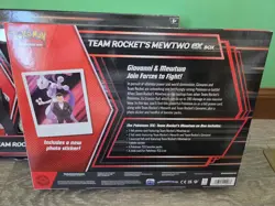 Pokemon Team Rocket's Mewtwo EX Box Sealed, 3 Promo, Oversize, 4 Boosters, Stic. - Image 2